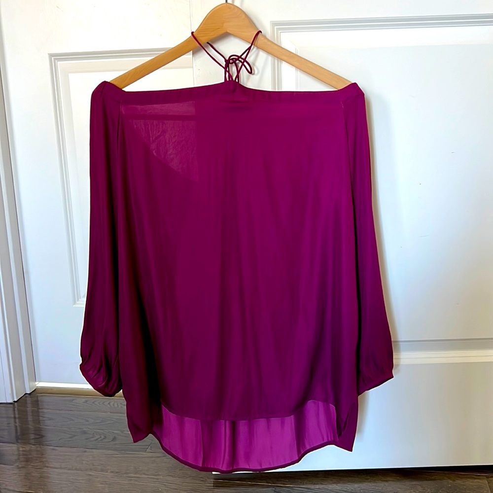 LOFT long sleeve, off shoulder top.